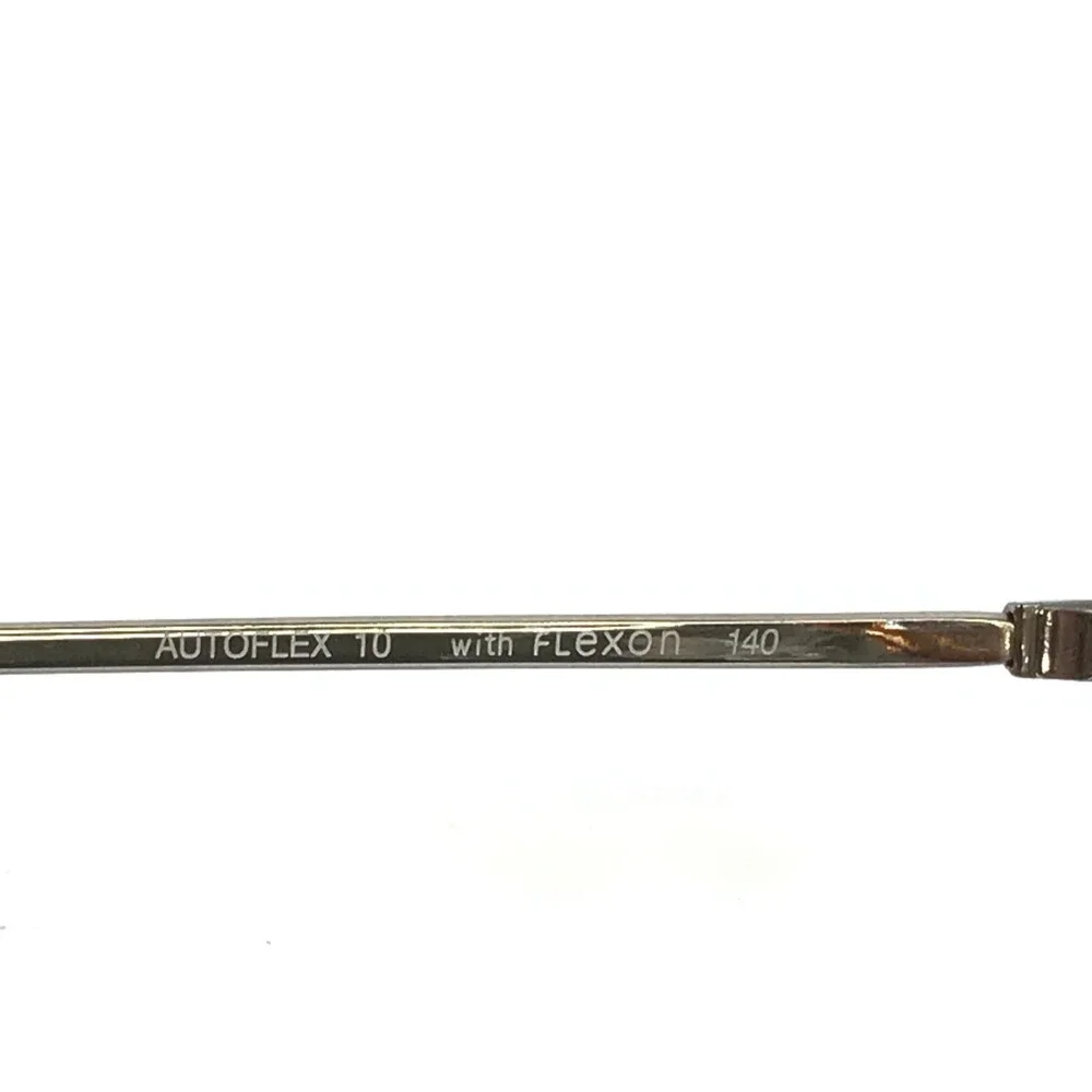 Autoflex by Flexon Eyeglasses Frames 10 NATURAL Silver Wire Rim 55-16-140